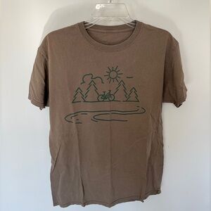 Brown Graphic T-Shirt